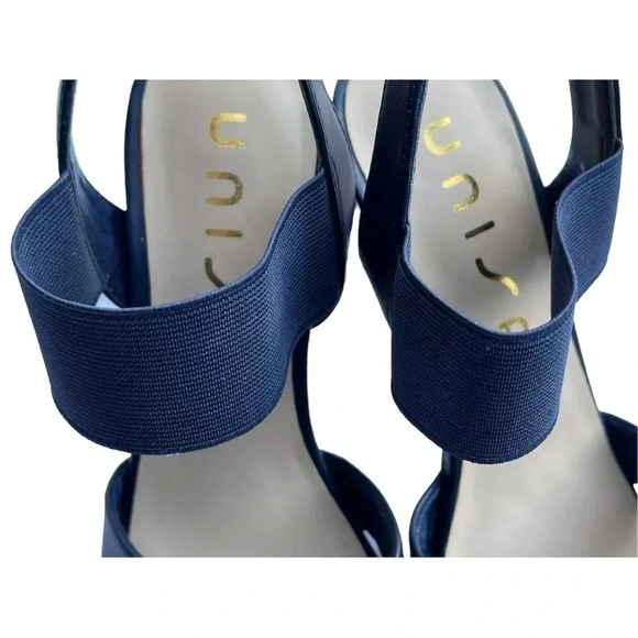 UNISA Dark Blue Strap Heeled Sandals•Women’s Size 61/2•Worn Once Great Condition - Picture 10 of 11